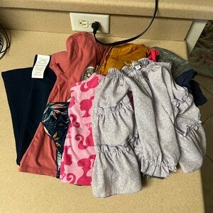 Girls Bundle Dress Dress Bathing Suit Shirts Bailey’s Blossoms Barbie 4T 5 5T